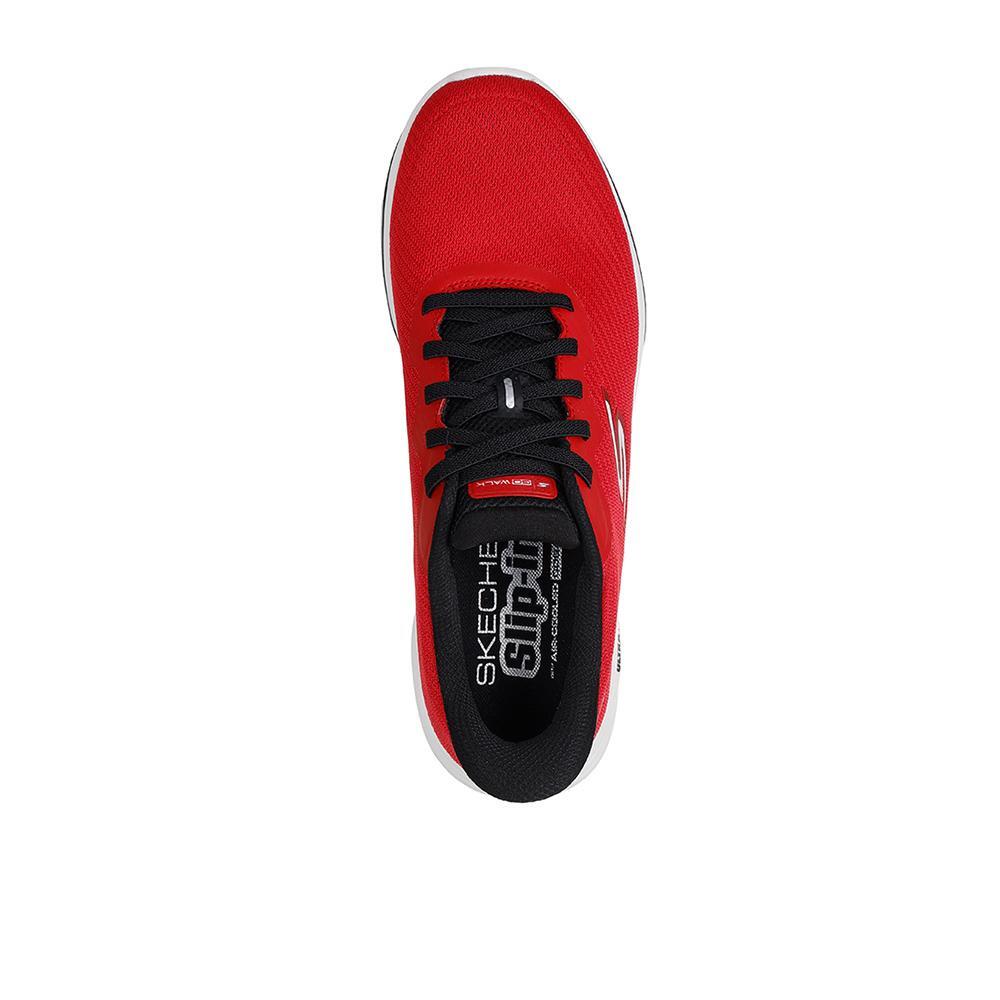 Zapatillas Skechers Hombre Go Walk 8 Pate Rojo 3/4