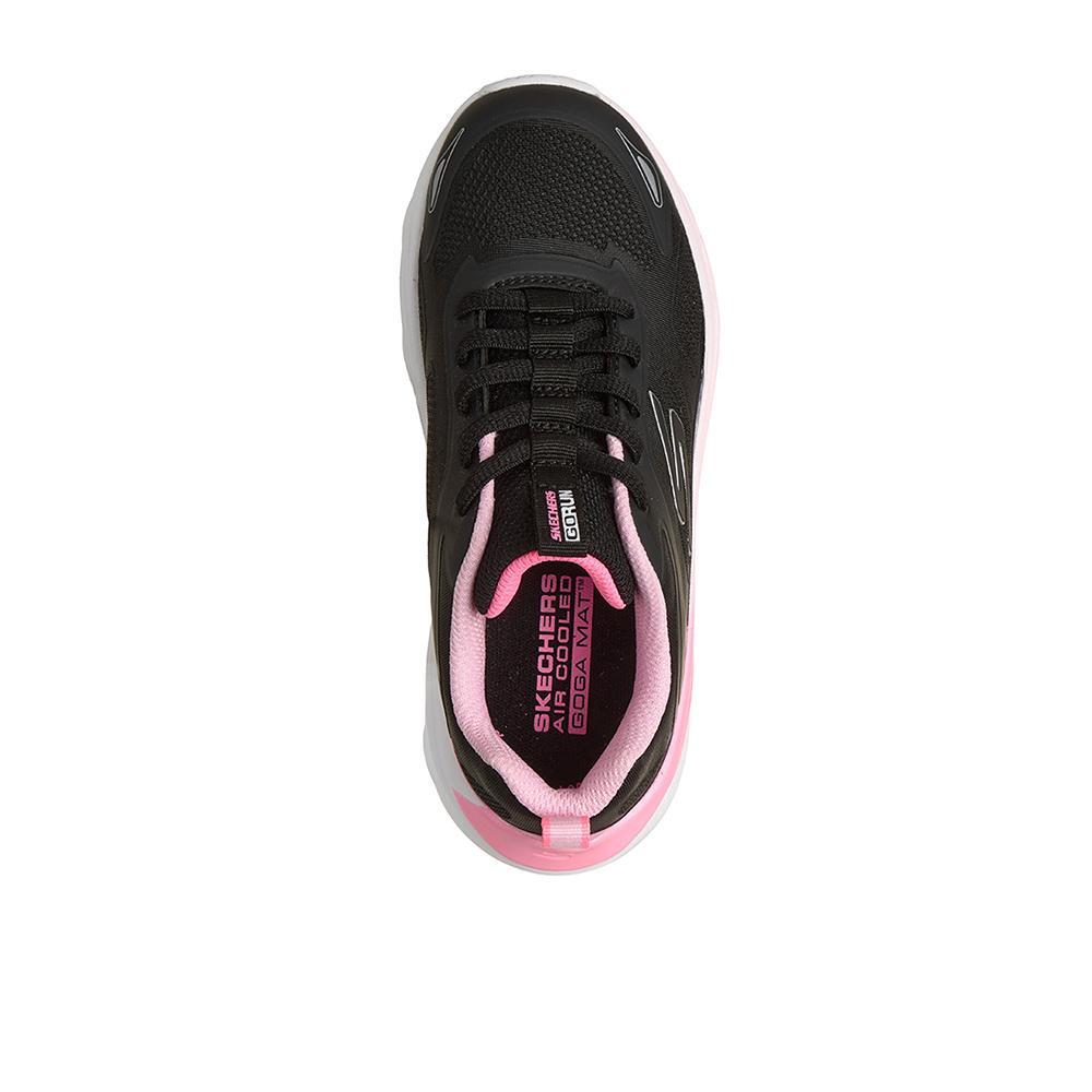 Sapatilhas Skechers Menina Max Run em Preto 3/4