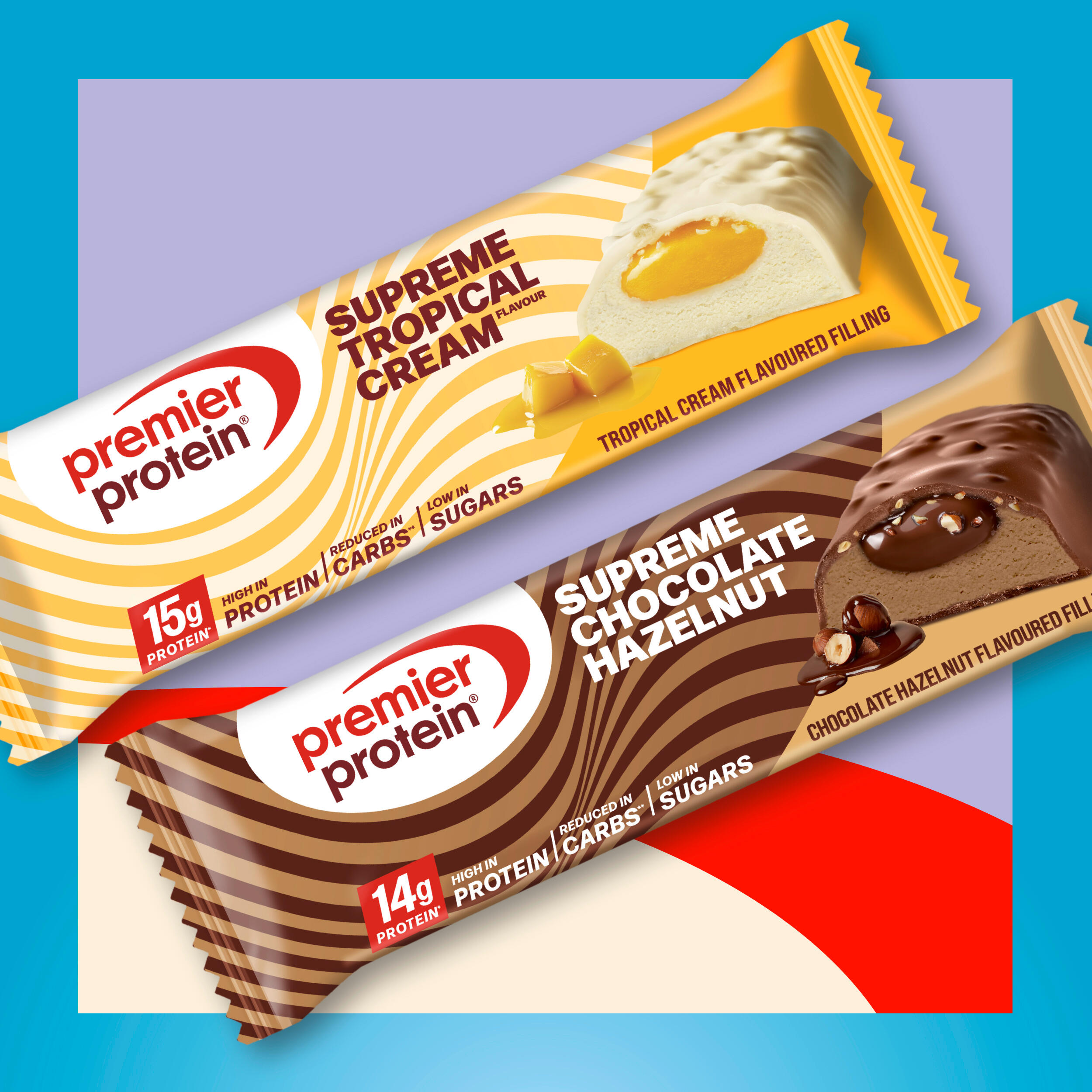 Supreme Bar Tropical Cream 12x42g Low Sugar palmölfrei 2/5