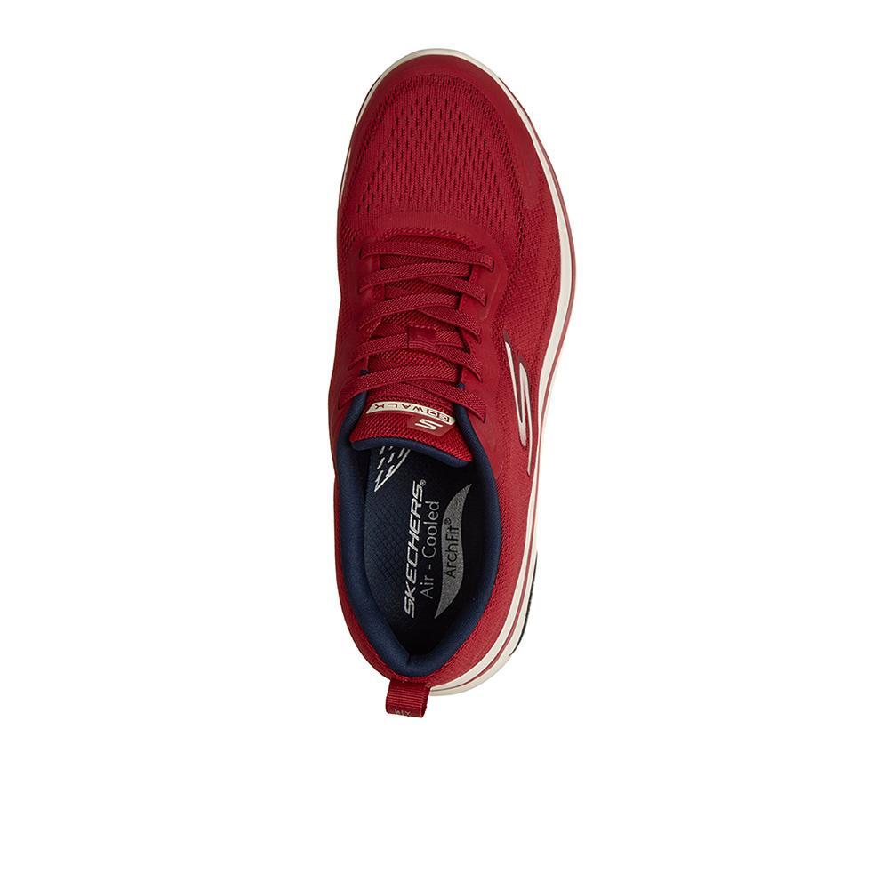 Zapatillas Skechers Hombre Go Walk Arch Fit 2.0 Rojo 3/4