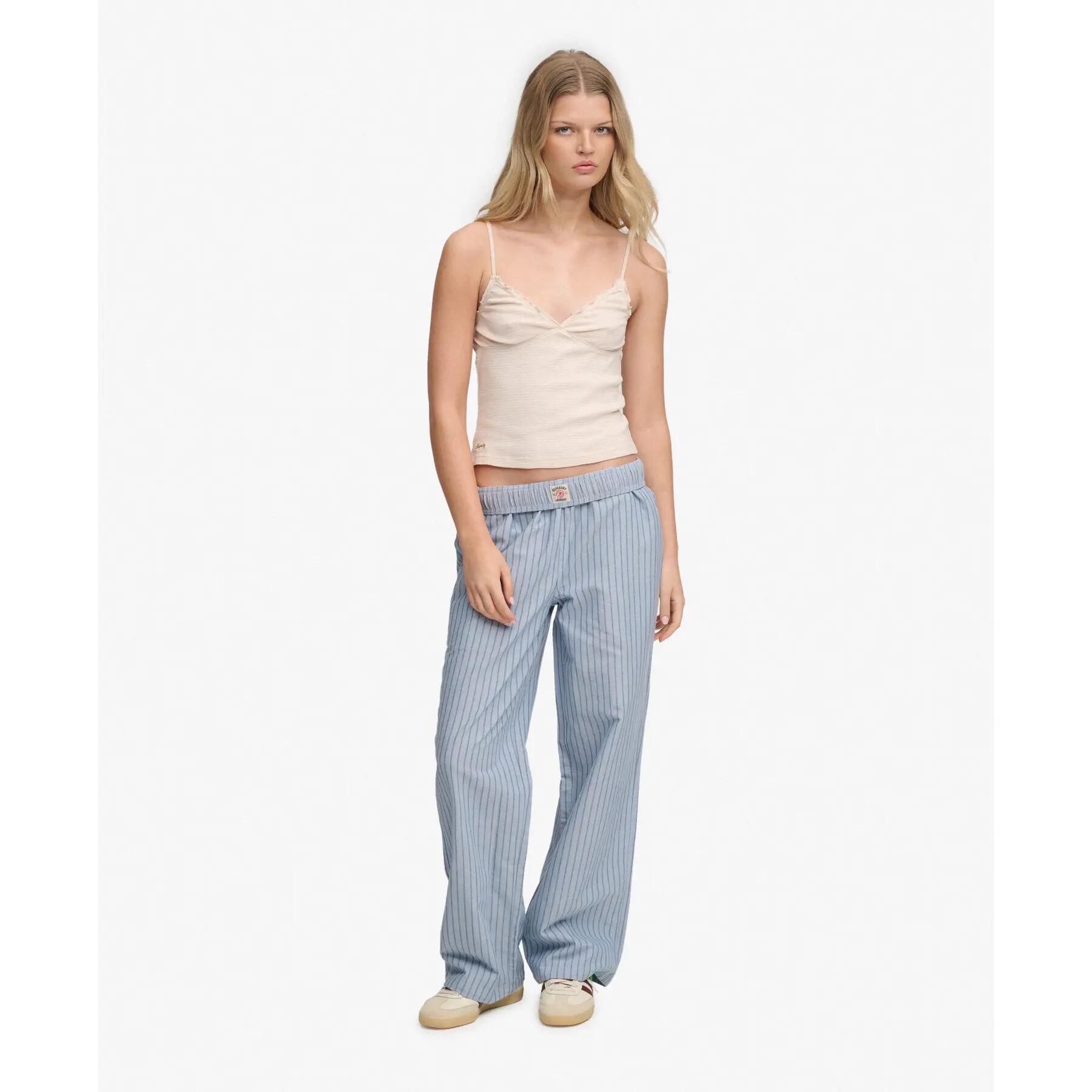 Débardeur gaufré col V femme Superdry Athletic Essential 3/7