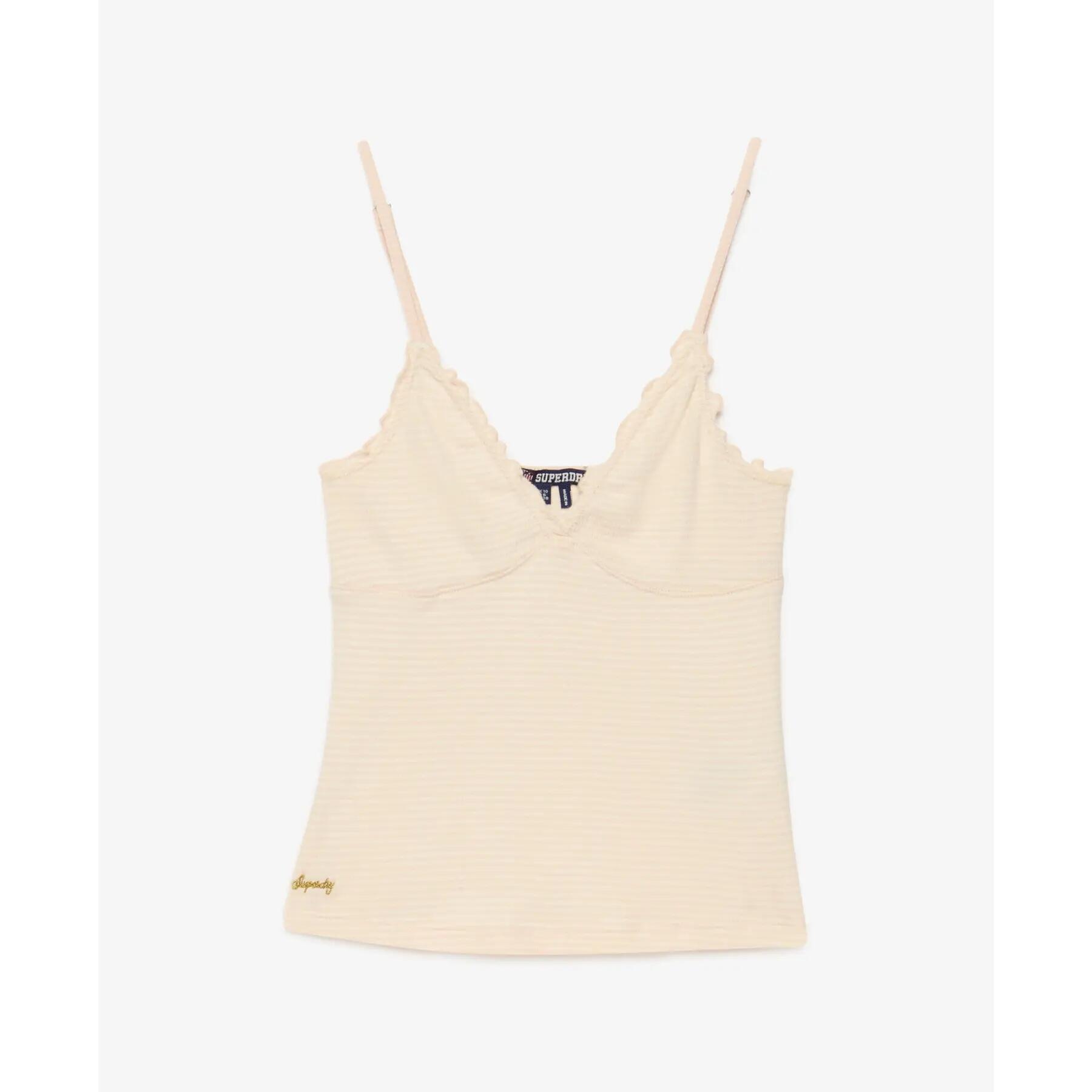 Débardeur gaufré col V femme Superdry Athletic Essential 7/7