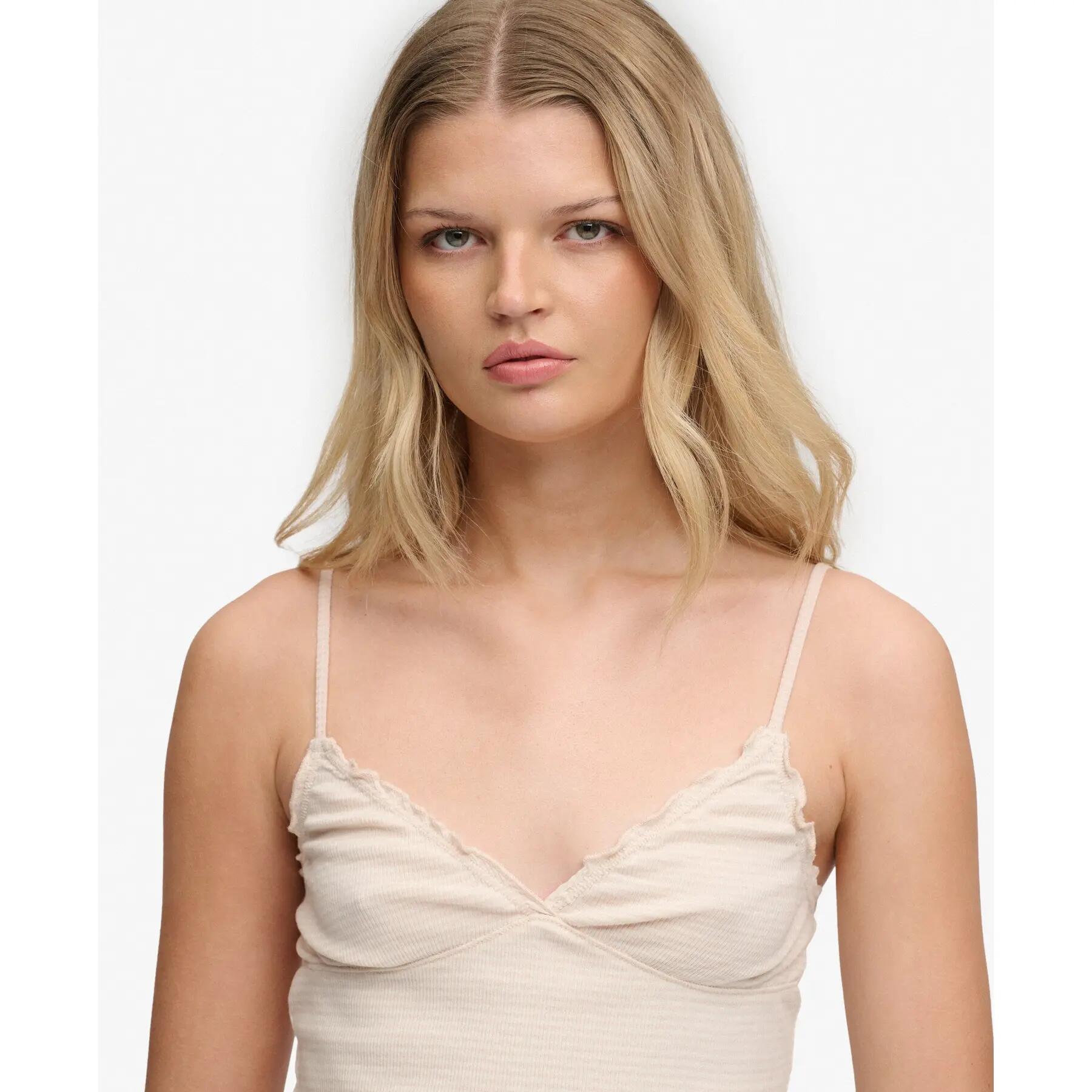 Débardeur gaufré col V femme Superdry Athletic Essential 4/7