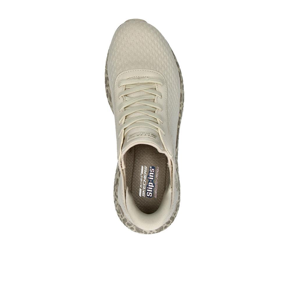 Zapatillas Skechers Mujer Bobs Squad Chaos Daily Prowl Natural 3/4
