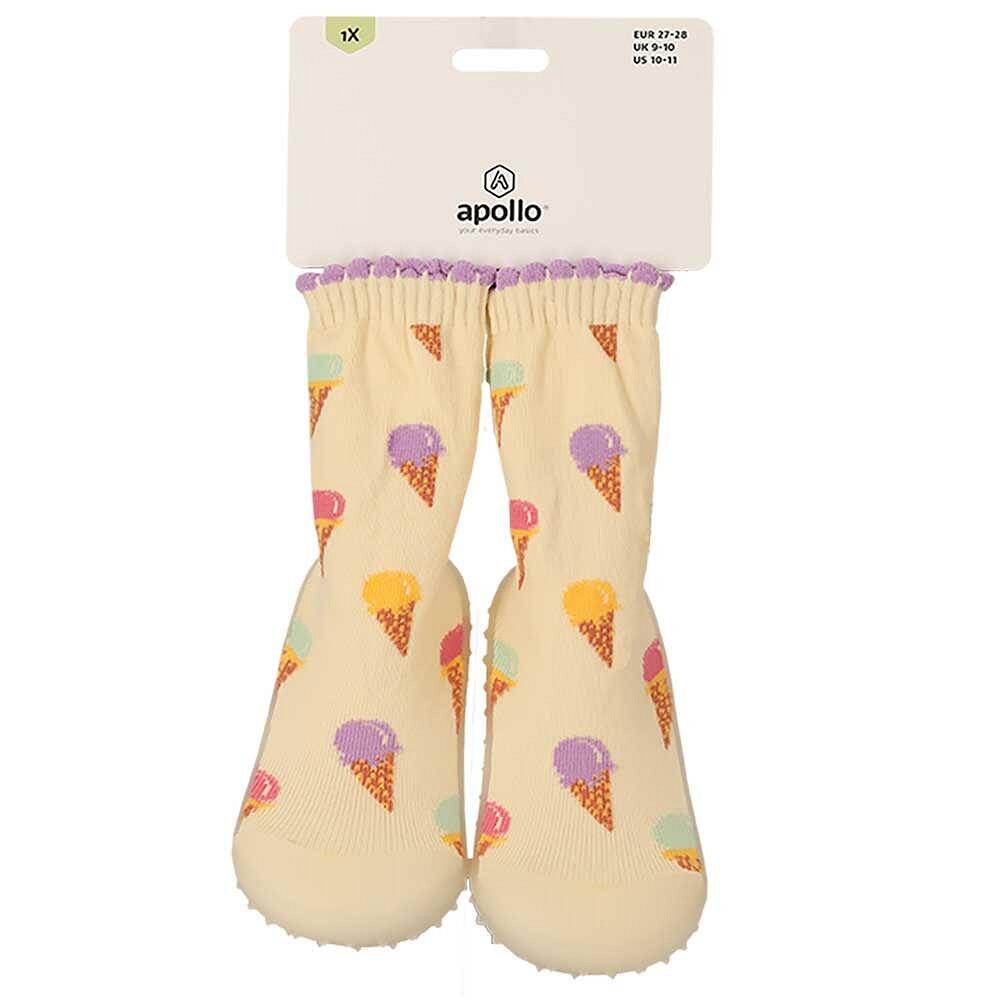 Chaussettes aquatiques antidérapantes pour enfants jaune 4/4