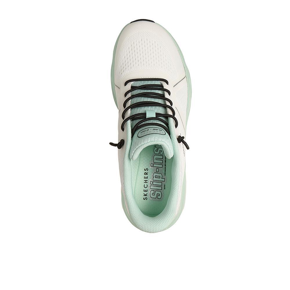 Sapatilhas Skechers Mulher Uno Glide-step em Branco 3/4