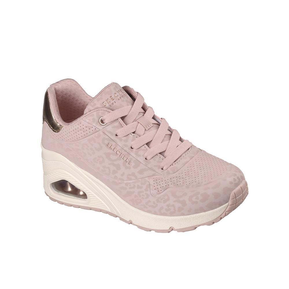 Sapatilhas Skechers Mulher Uno Wedge Safari Daze Rosa 2/4