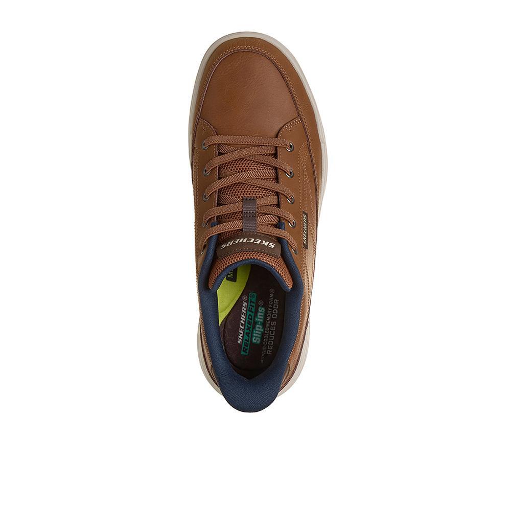 Sapatilhas Skechers Homem Sterling em Castanho 3/4