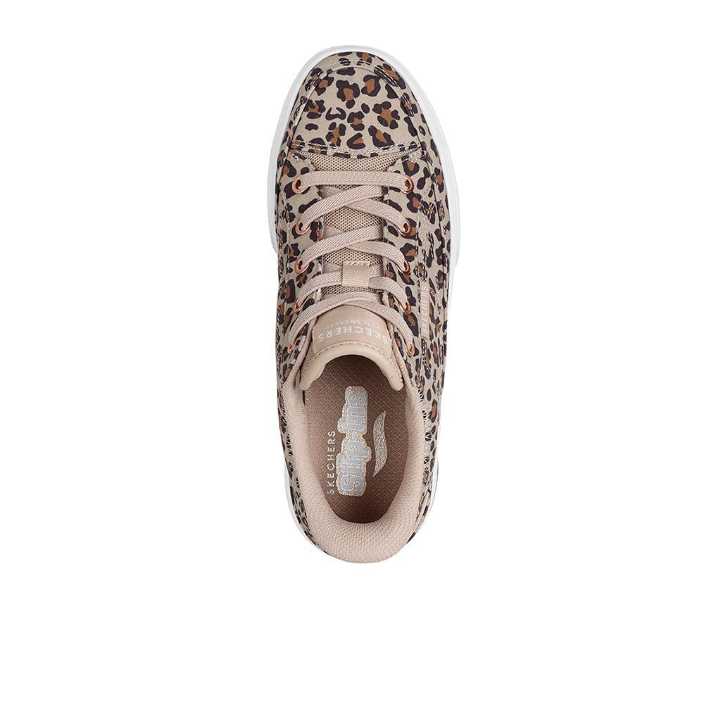 Sapatilhas Skechers Mulher Arch Fit Arcade Wild Nite Bege 3/4