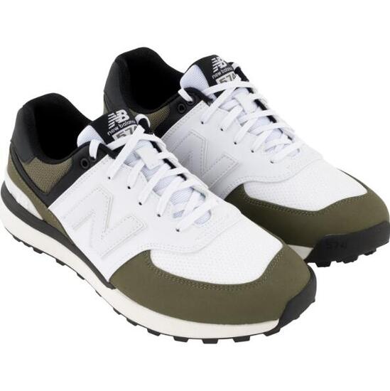New Balance 574 Greens VS, Zapatos de Golf Hombre, Oliva