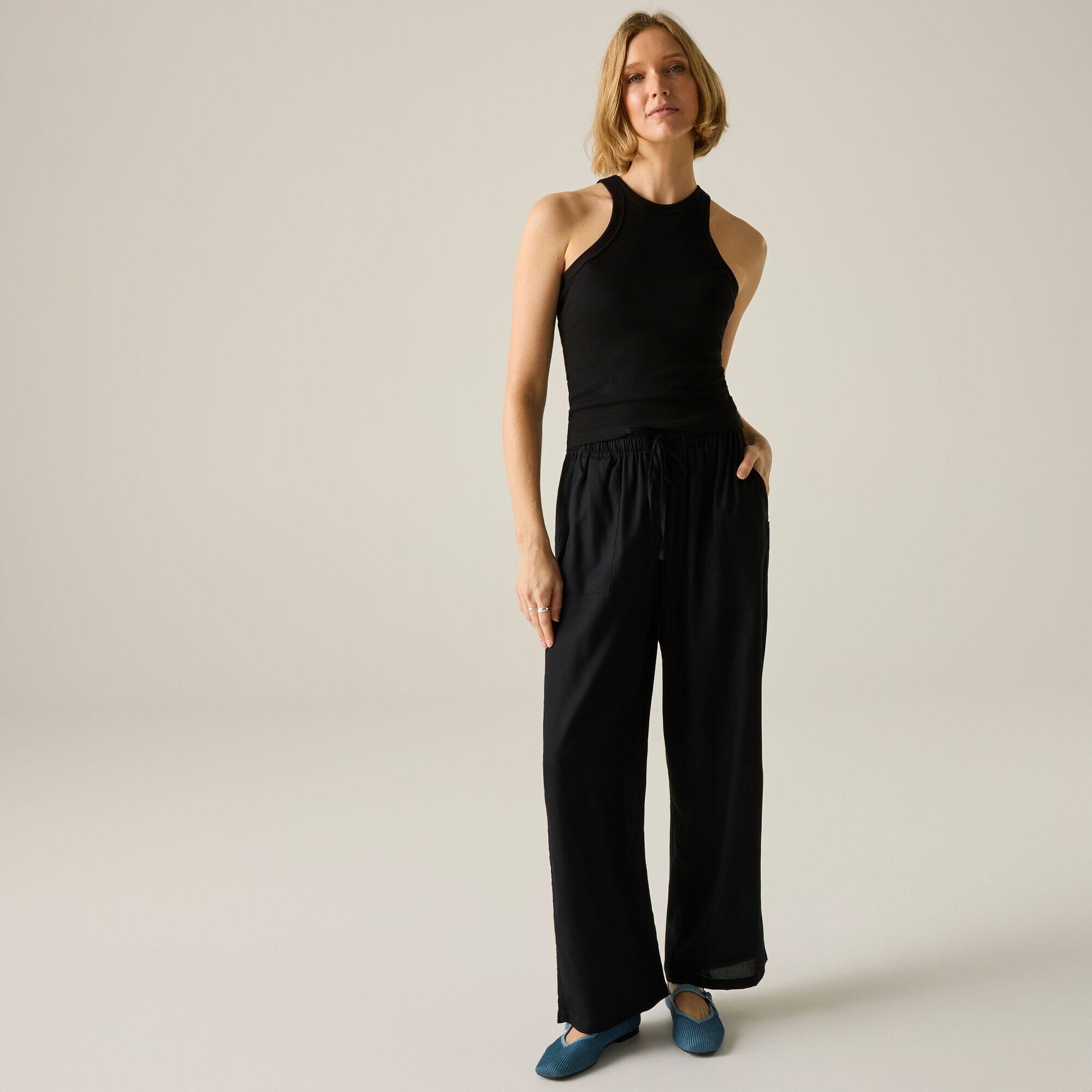 Pantaloni elasticizzati con coulisse Elbrie da donna 2/7