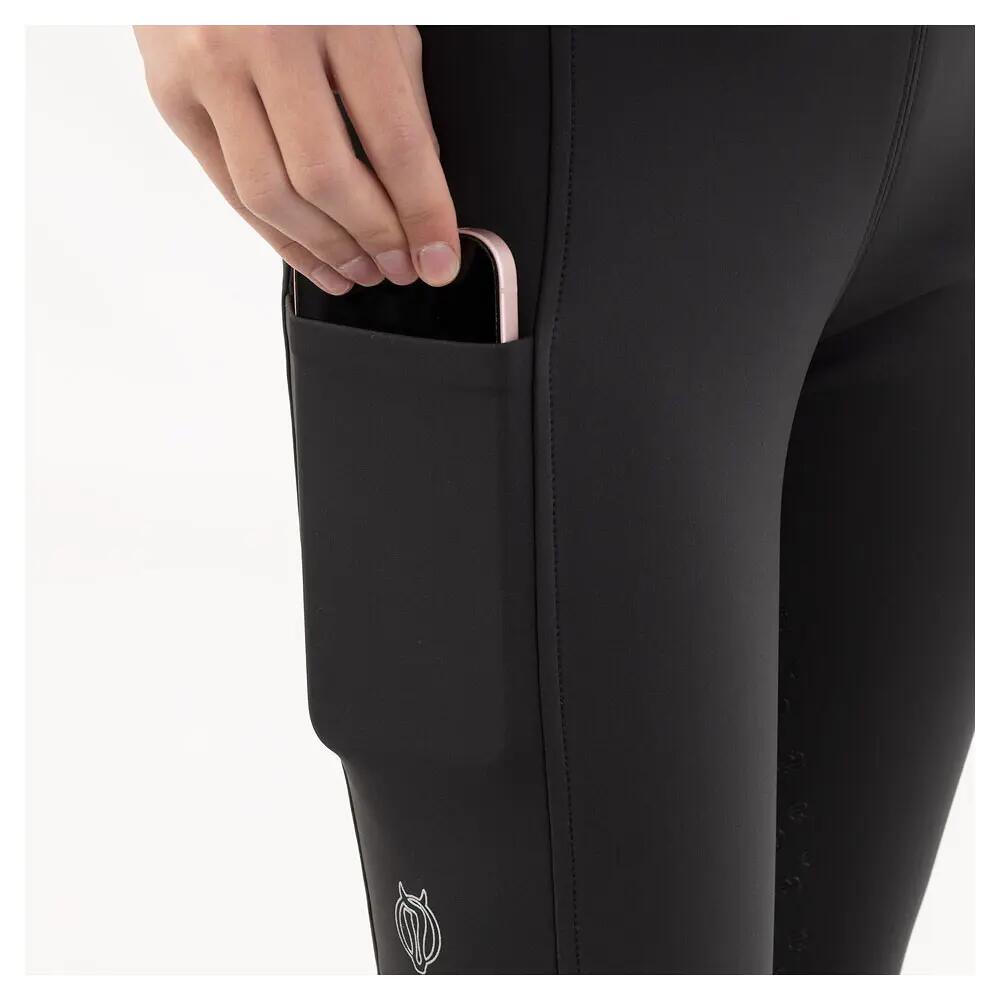 Pantalón de equitación Mid Grip infantil BR Equitation BR Eevolv Kimaya 3/3
