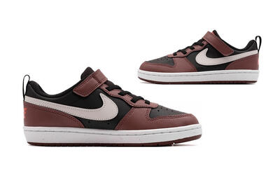 Buty sportowe dziecięce nike court borough low recraft