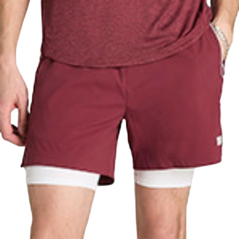 Wilson Tennis Shorts Volley 6 Vermelho Escuro 3/5