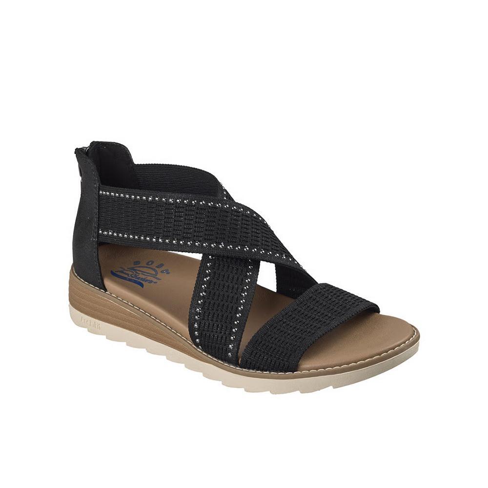 Sandalias Skechers Mujer Arch Fit Oasis Negro 2/4