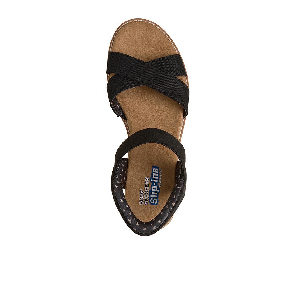 Sandalias Skechers Mujer Desert Kiss Golden Lily Negro 3/4