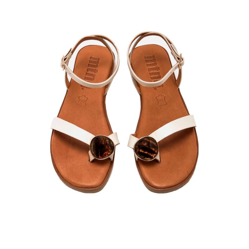 Sandalias Planas Mujer Mustang  Beige 2/3