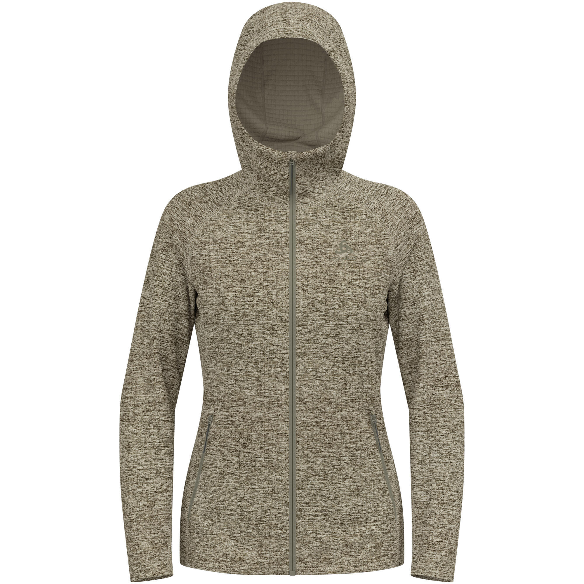 Bluza damska Odlo TENCIA Mid layer hoody full zip szara 6/7