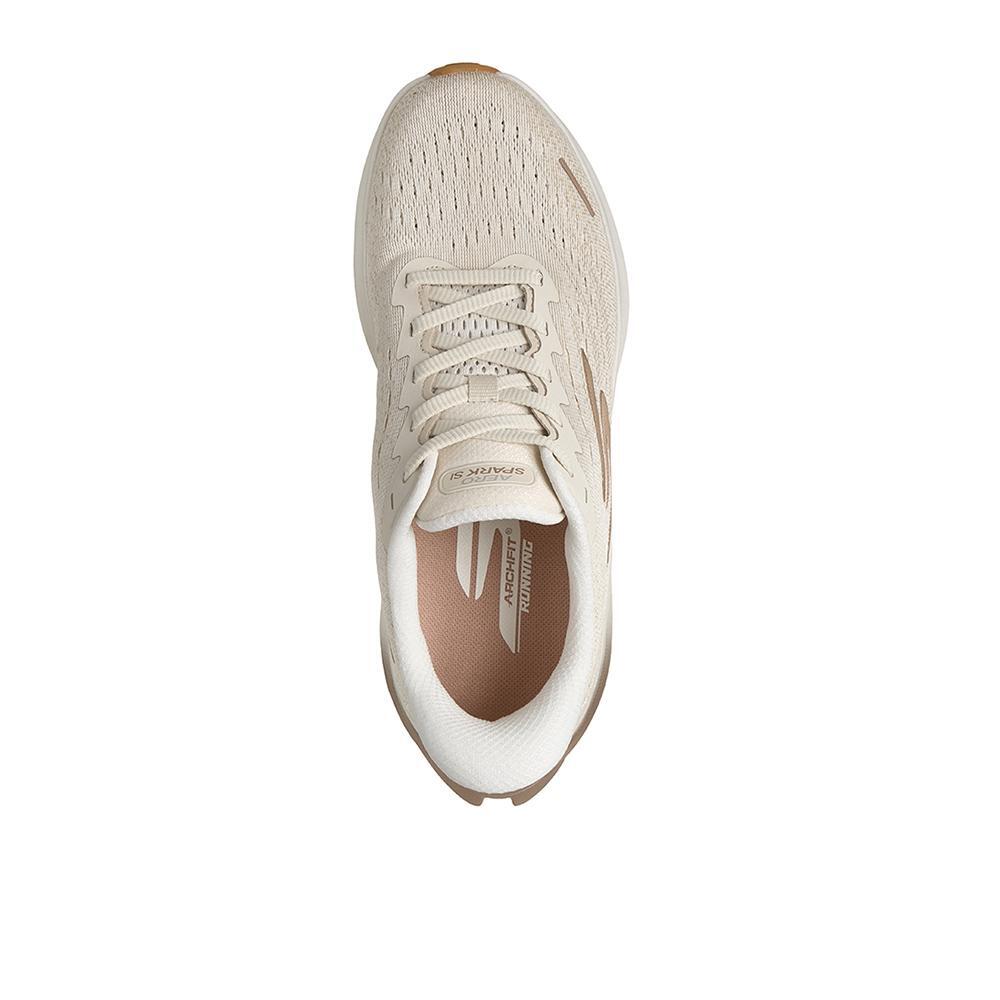Sapatilhas Skechers Mulher Aero Spark Bege 3/4