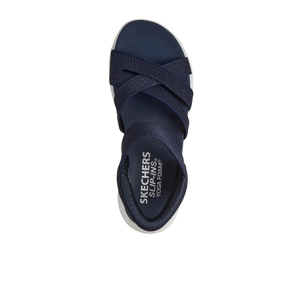 Sandalias Skechers Mujer Ultra Flex 3.0 Slip-Ins Azul 3/4