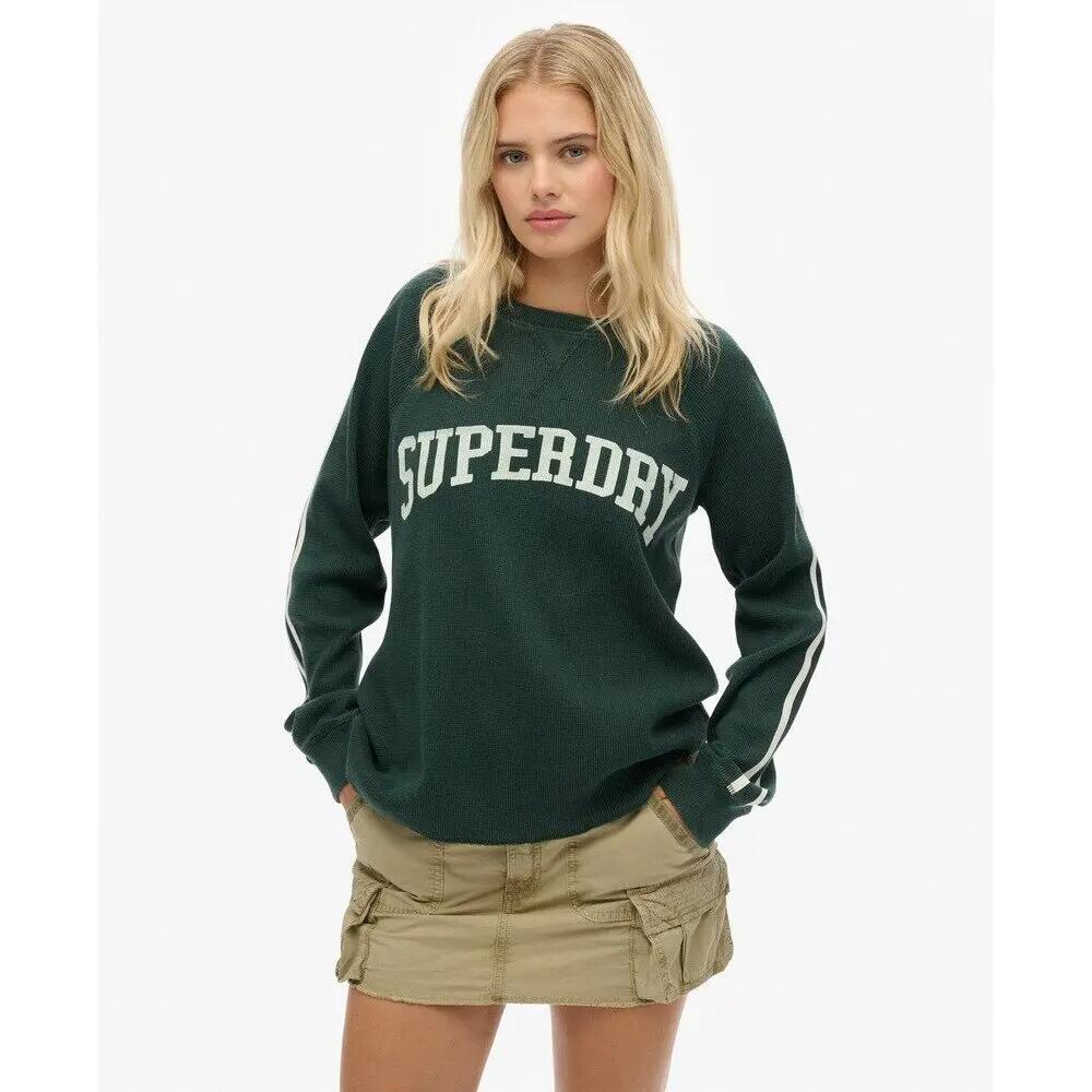 Sweatshirt col ras du cou femme Superdry Athletic Essentials 2/6