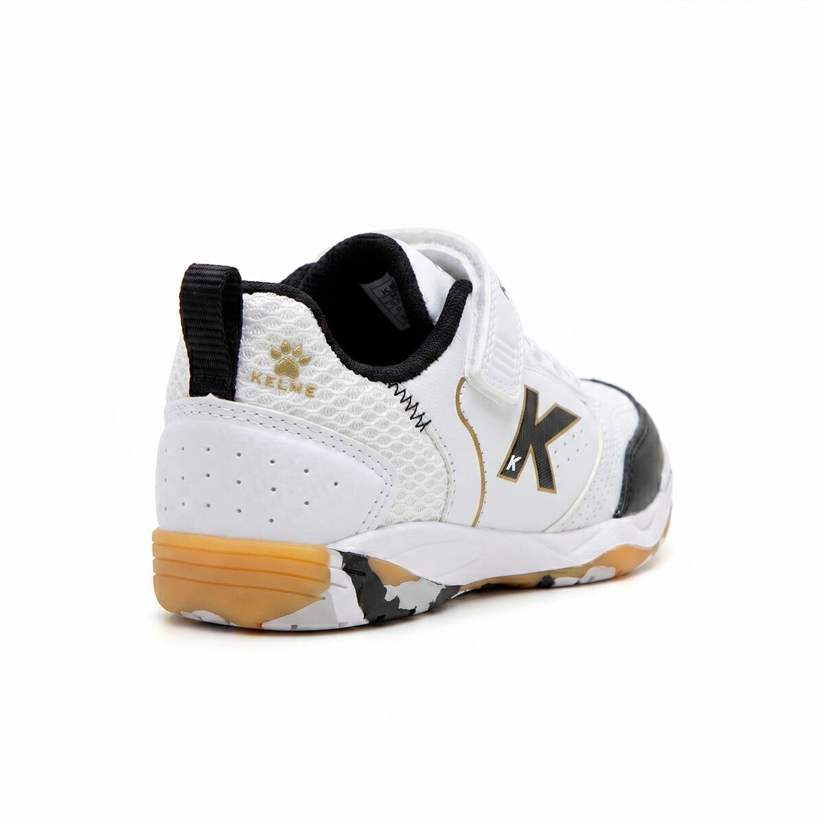 Kelme Zapatillas De Niño Goleiro Elastic Indoor Blanco Unisex 3/4