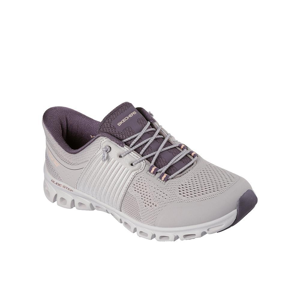 Sapatilhas Skechers Mulher Glide-step em Cinzento 2/4