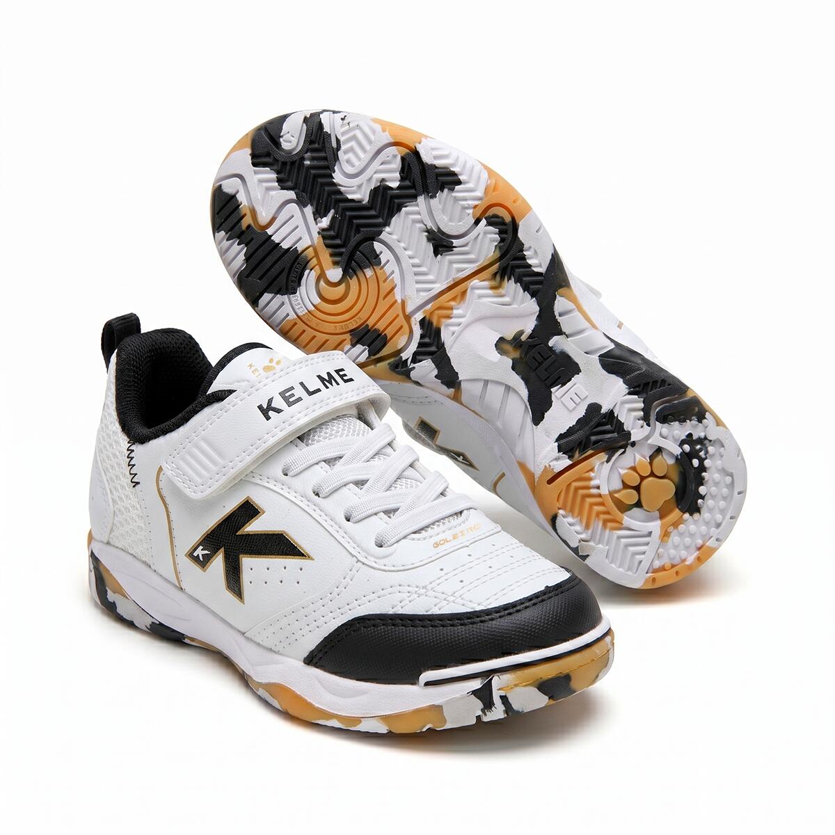 Kelme Zapatillas De Niño Goleiro Elastic Indoor Blanco Unisex 2/4