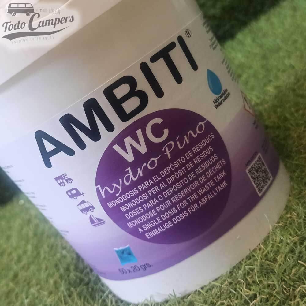 Limpiador de WC químico monodosis Ambiti Hydro Natur-Pino - 50 ud 2/4