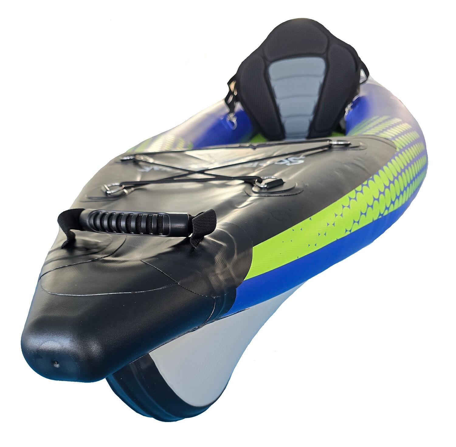 Kajak jednoosobowy pompowany do pływania Scorpio kayak Hybrid New I zestaw 6/7