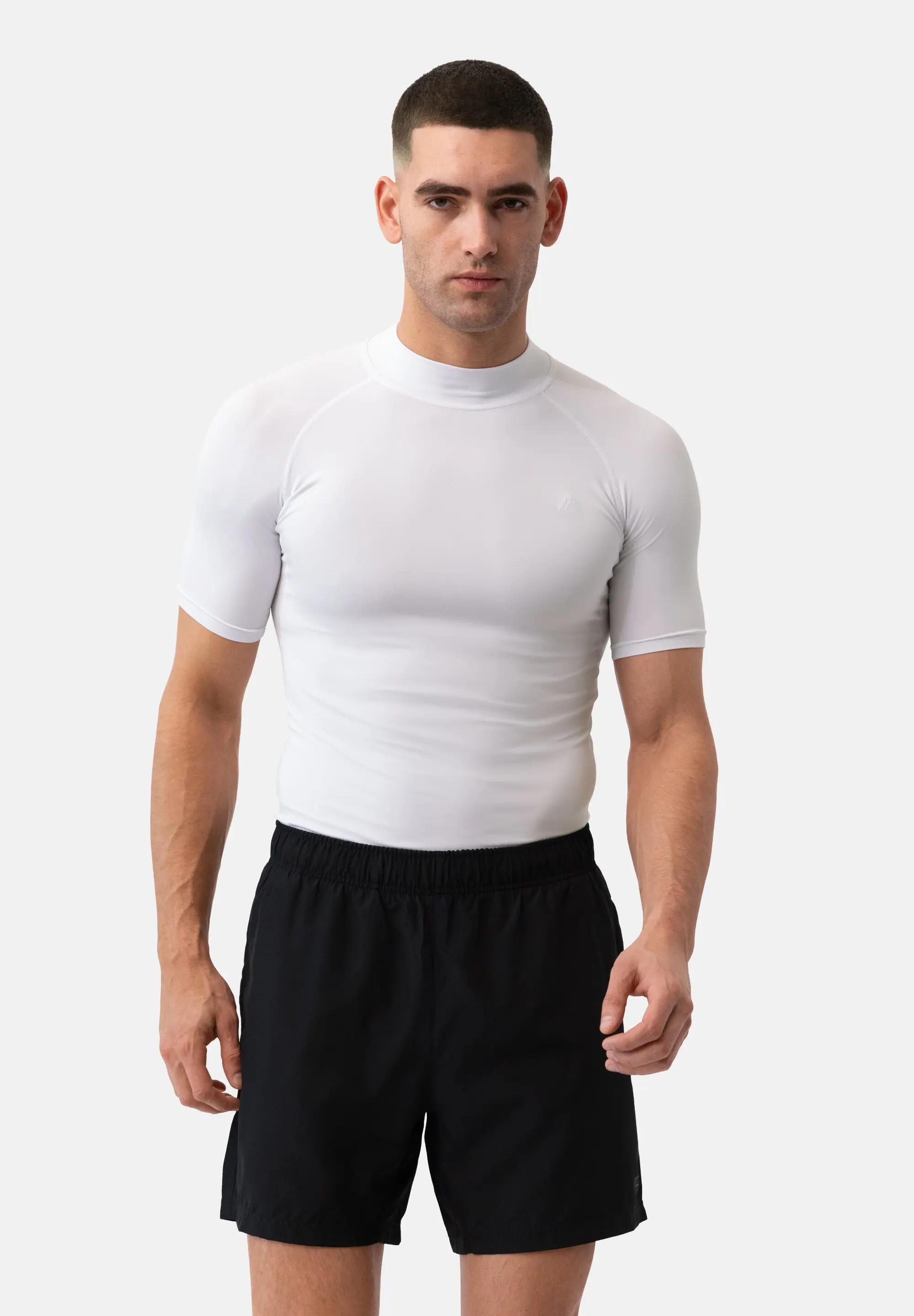 Camiseta compresiva manga hombre entrenamiento y running 2-pack 3/6