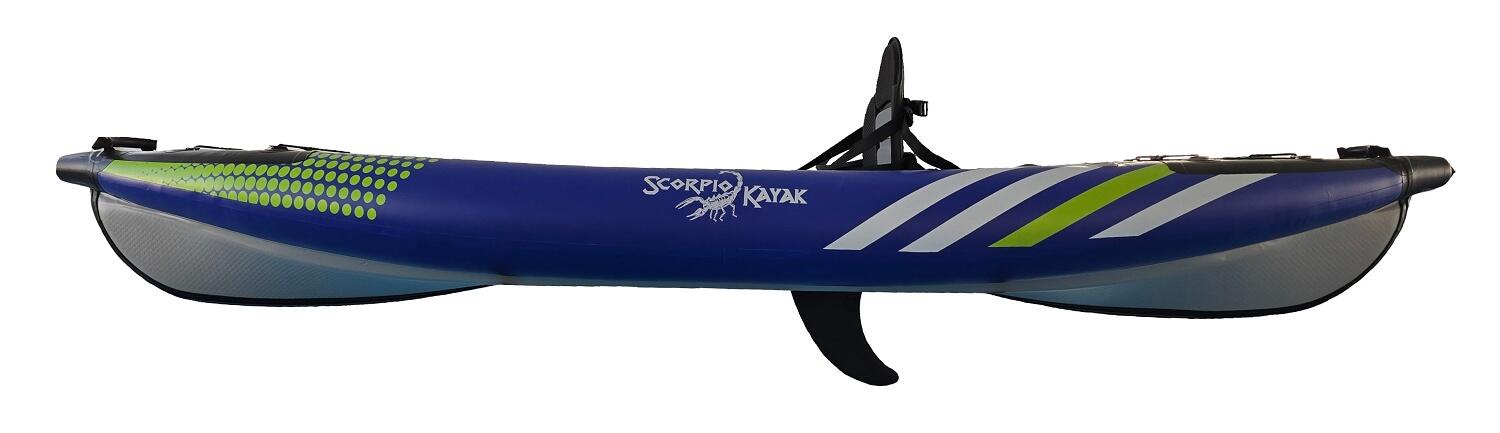 Kajak jednoosobowy pompowany do pływania Scorpio kayak Hybrid New I zestaw 4/7