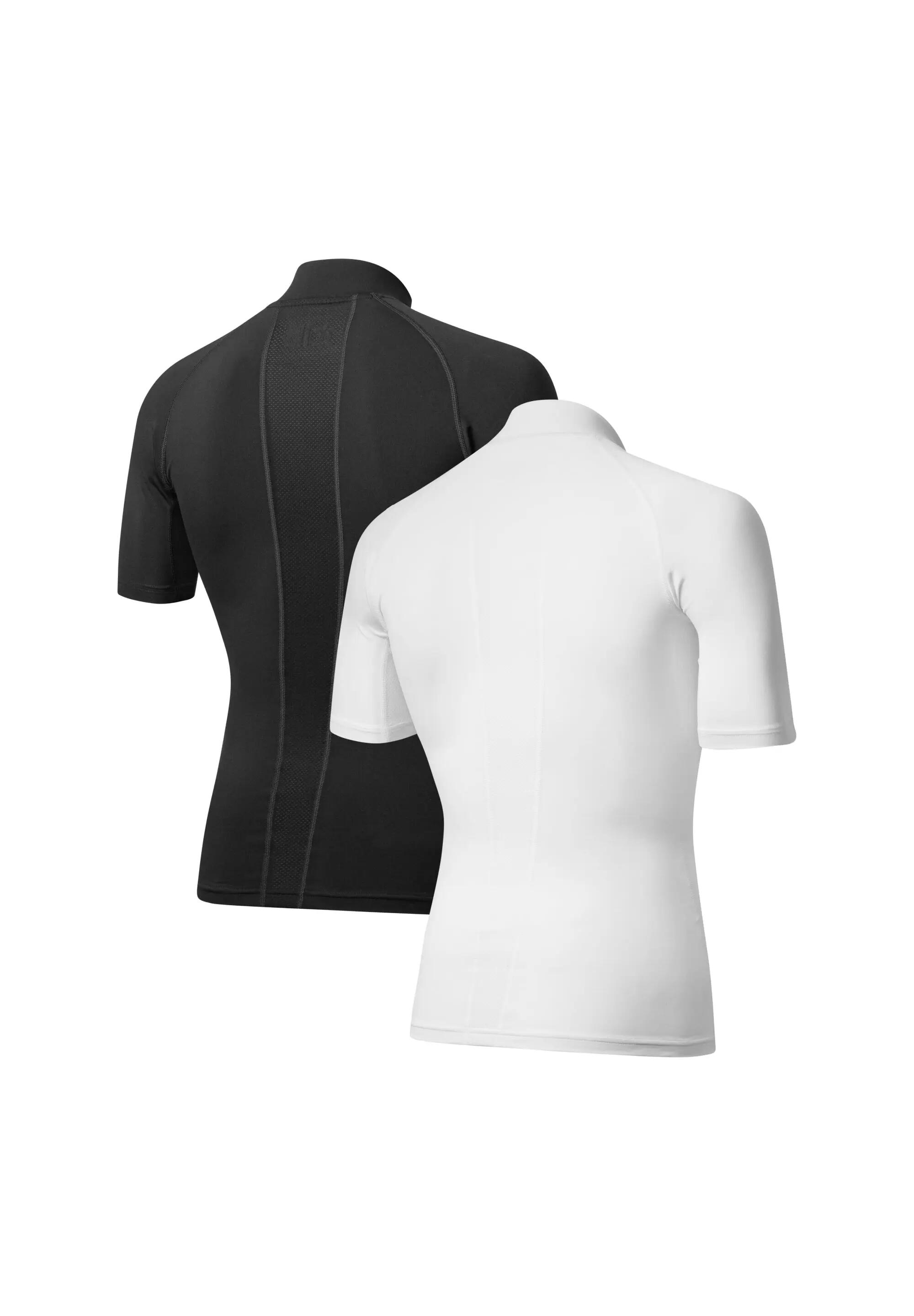 Camiseta compresiva manga hombre entrenamiento y running 2-pack 2/6