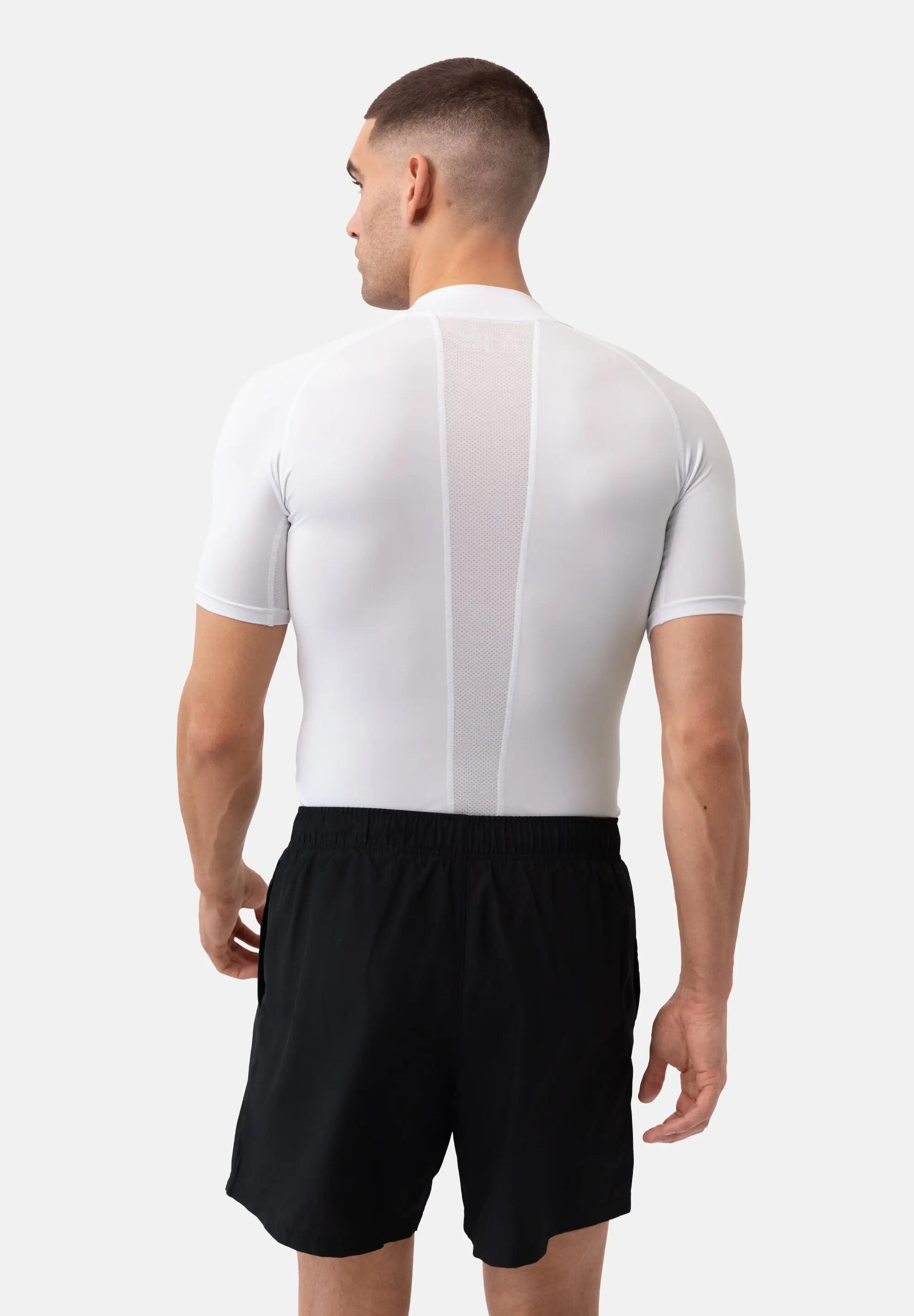 Camiseta compresiva manga hombre entrenamiento y running 2-pack 4/6