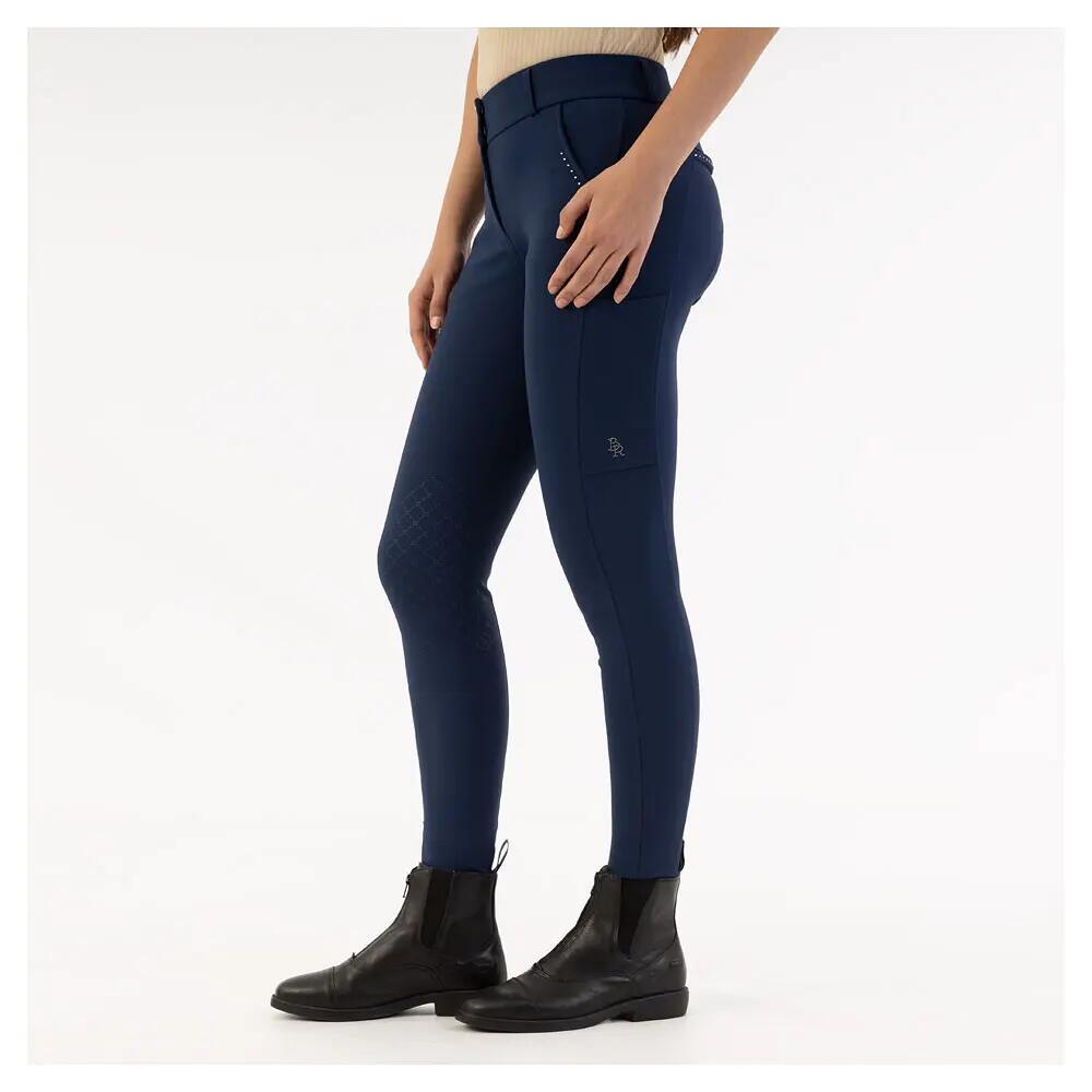 Pantalón de equitación mid grip mujer BR Equitation Kelsey 3/4