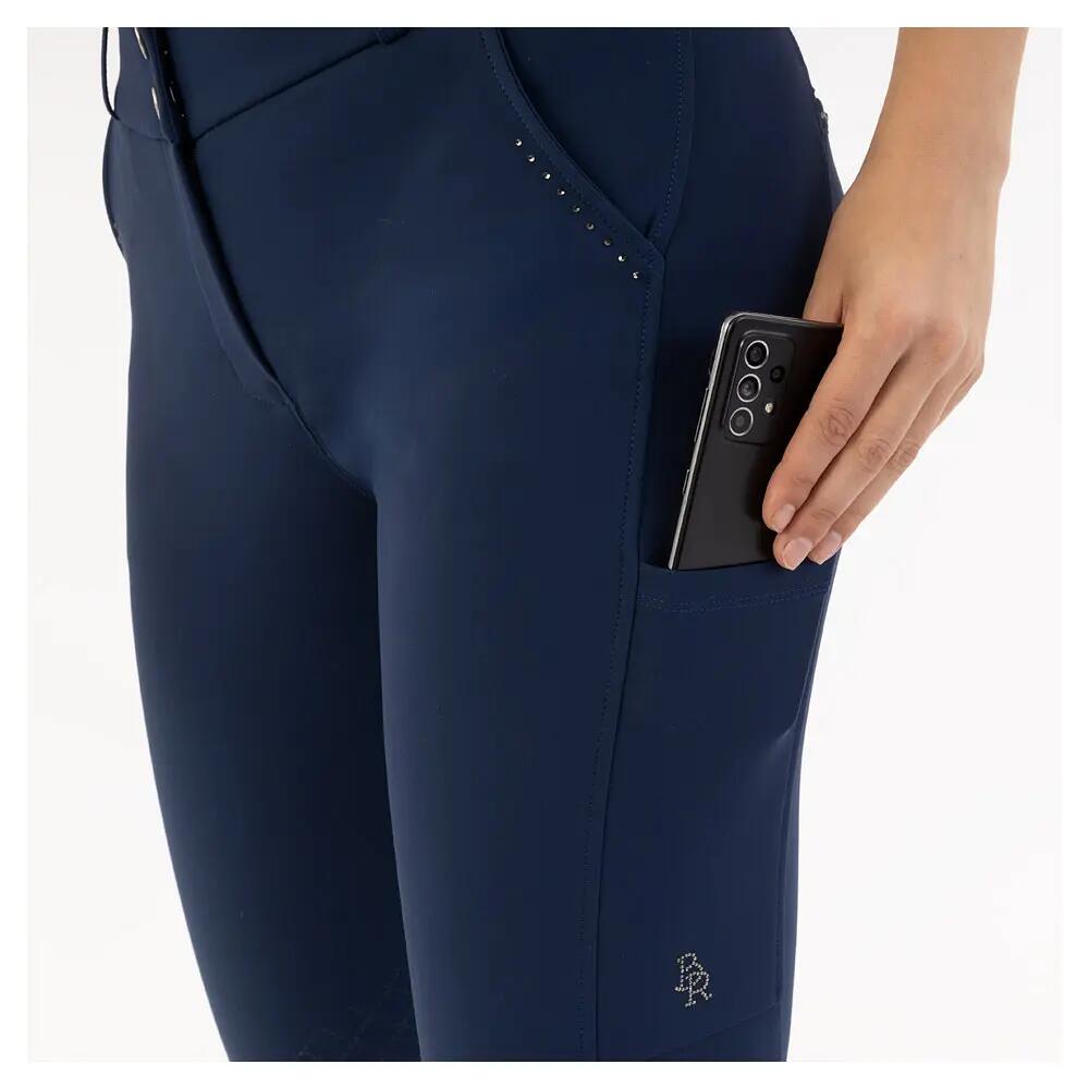Pantalón de equitación mid grip mujer BR Equitation Kelsey 4/4
