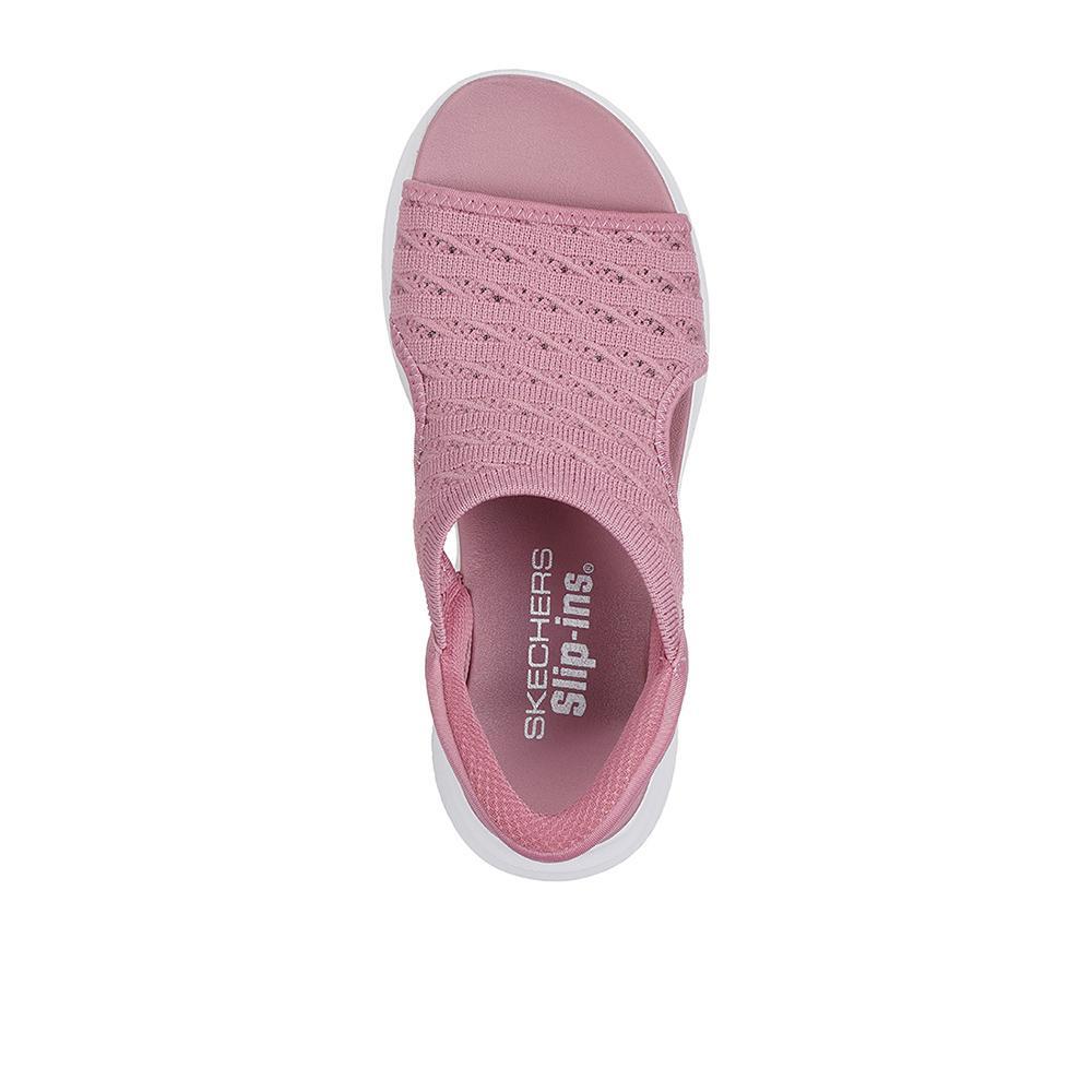 Sandalias Skechers Mujer Ultra Flex 3.0 Sun W Rosa 3/4