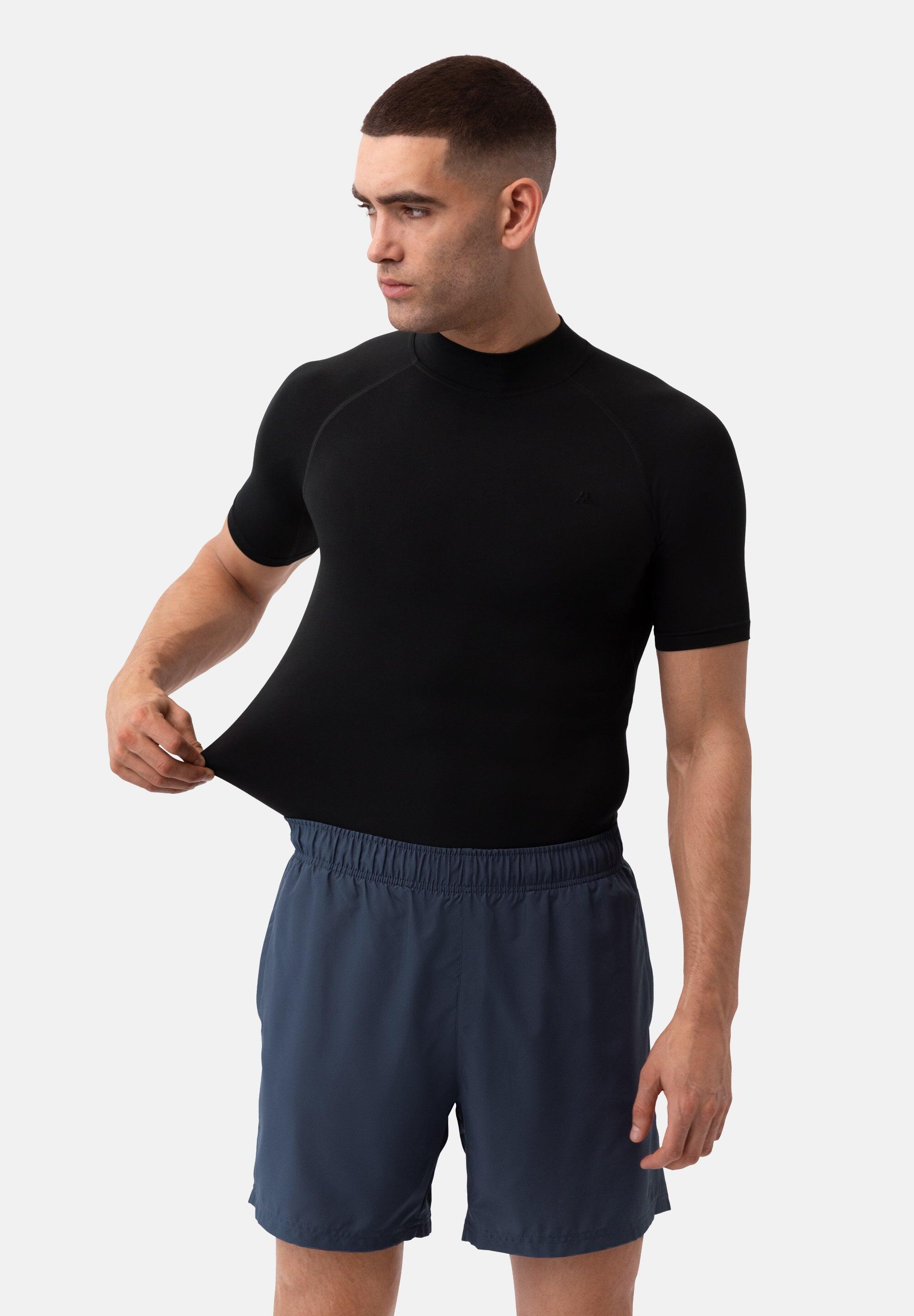 Camisola compressão manga  homem treino e corrida 2-pack 3/6