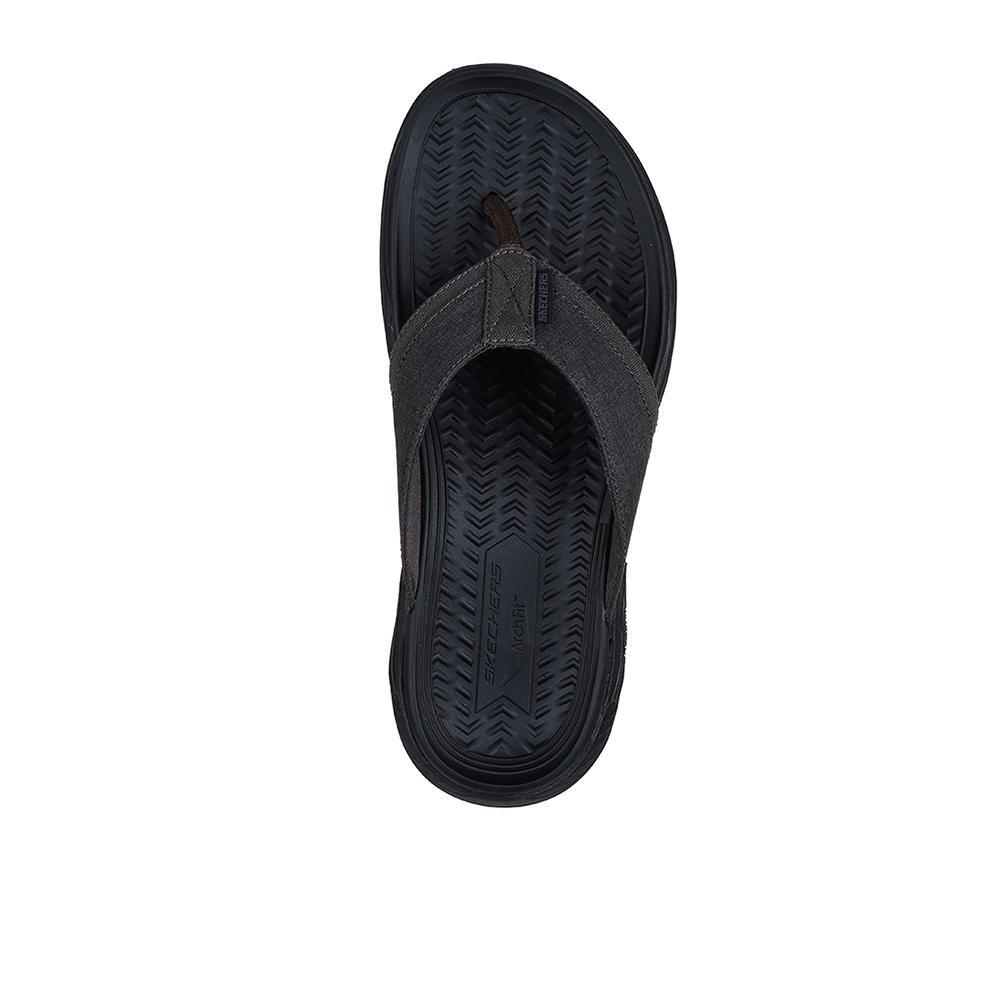 Sandálias Skechers Homem Arch Fit Motley Sd Rigel em Preto 3/4