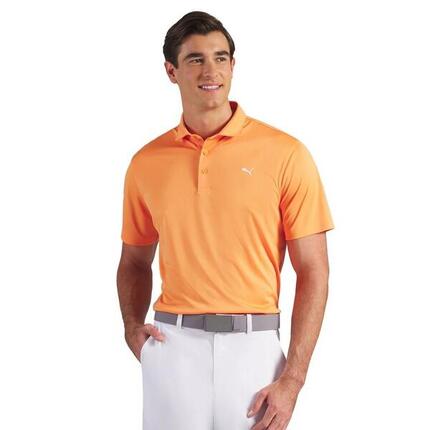 Polo de golf orange Puma Pure 3.0 pour homme
