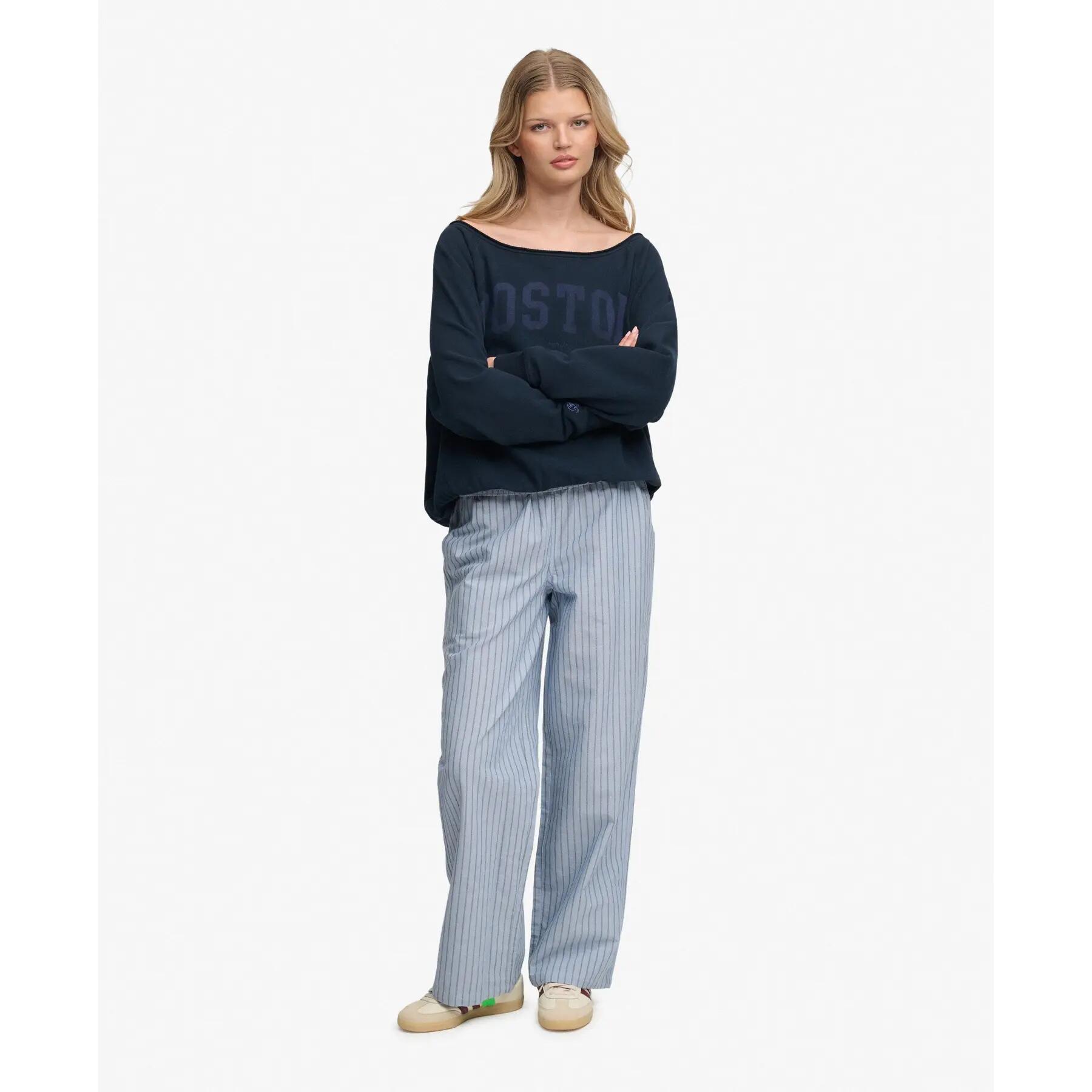 Sweatshirt Damen Superdry Bardot Athletic Essentials 2/6