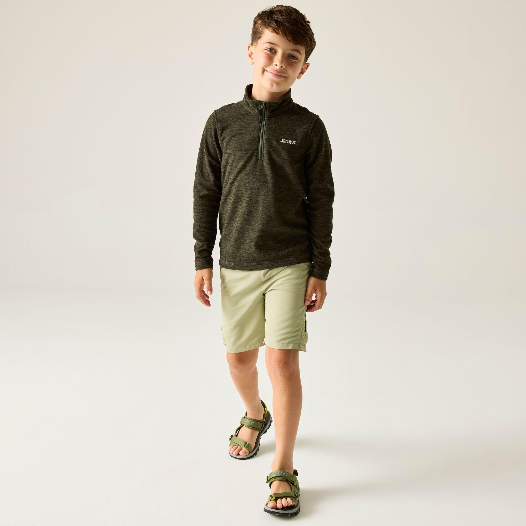 Polaire Kids Hot Shot Marl moitié zippée 3/7