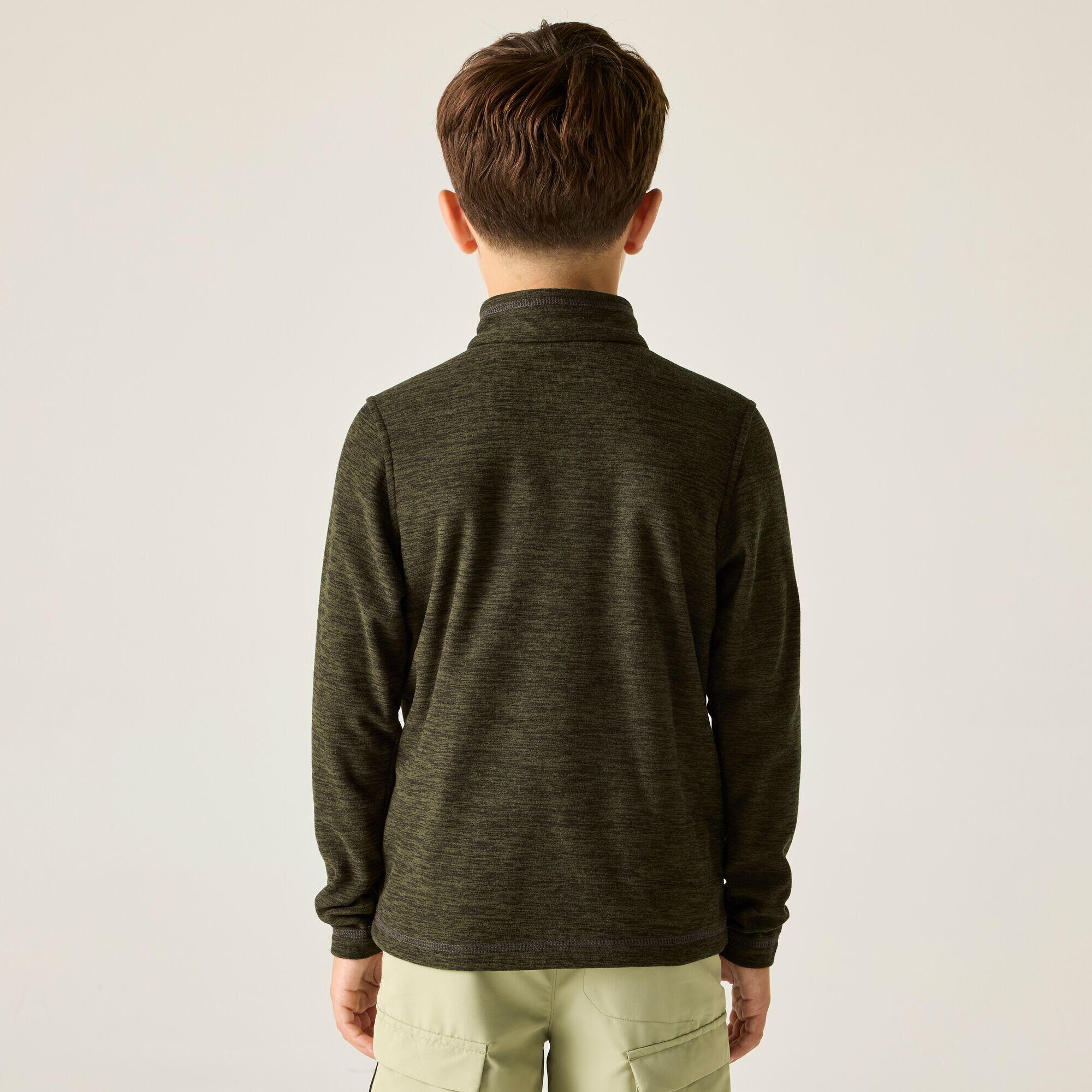 Polaire Kids Hot Shot Marl moitié zippée 2/7