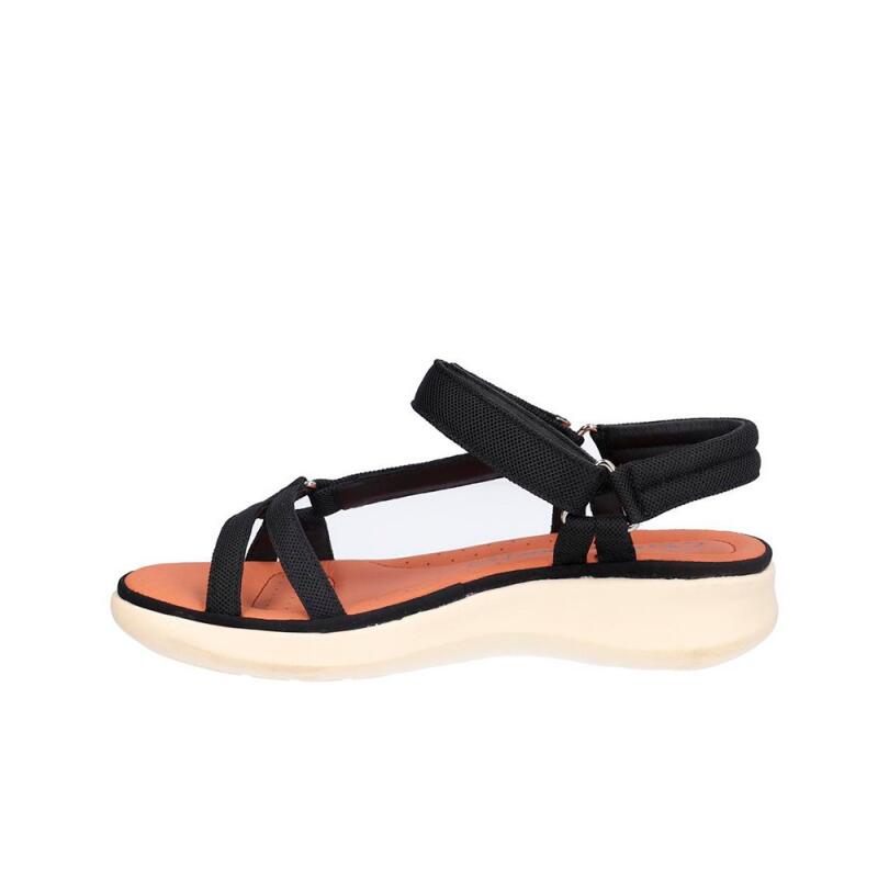 Sandalias Planas Mujer Kangaroos K072 Negro 3/3