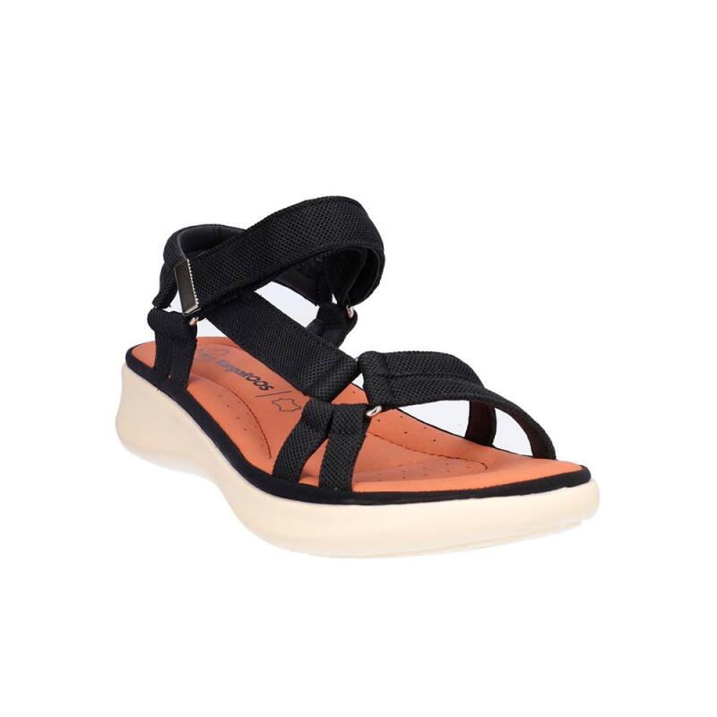 Sandalias Planas Mujer Kangaroos K072 Negro 2/3