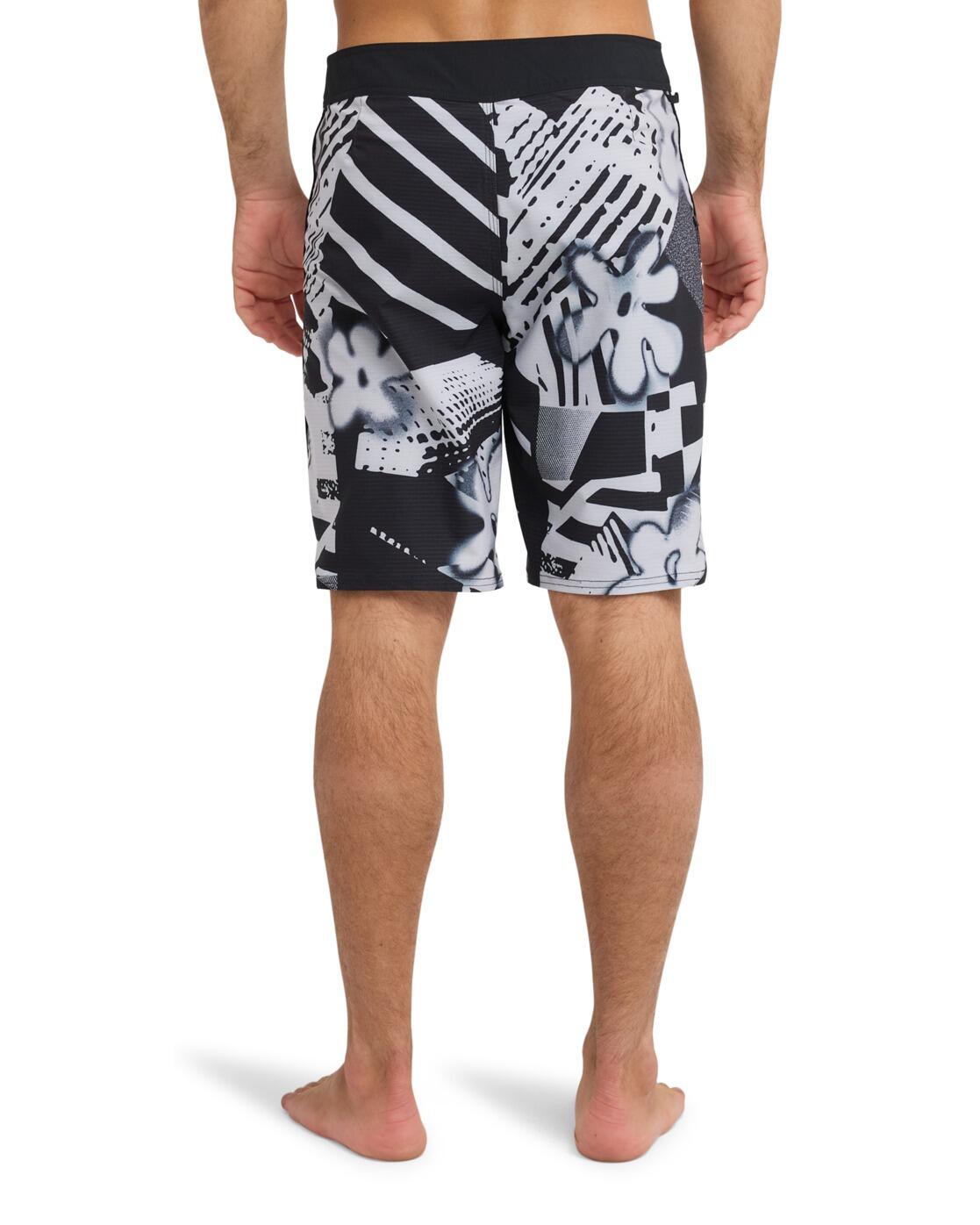 Boardshort HIGHLINE PRINTED 20" Gris Homme 3/4