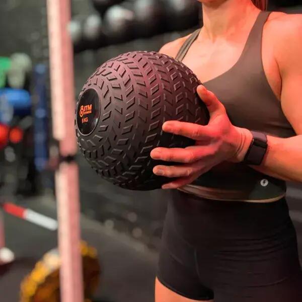 ITM Fitness Slam Ball 6kg - Zero-Bounce Heavy-Duty Training Ball 5/5
