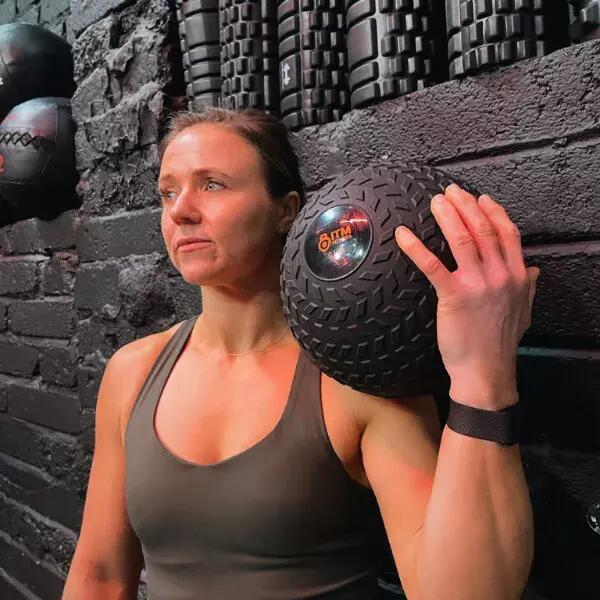 ITM Fitness Slam Ball 6kg - Zero-Bounce Heavy-Duty Training Ball 4/5