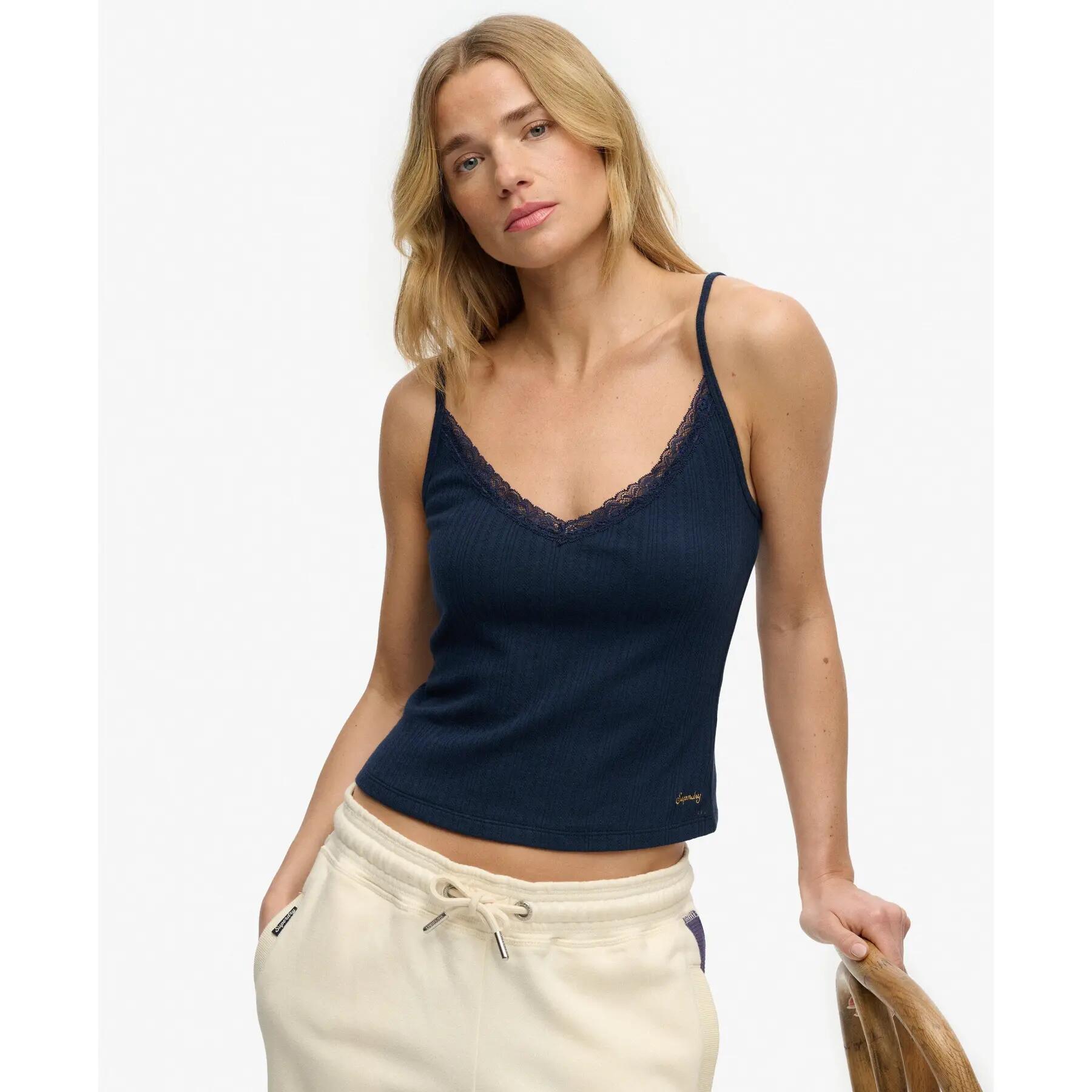 Canottiera donna scollo a V Superdry Athletic Essentials 2/5