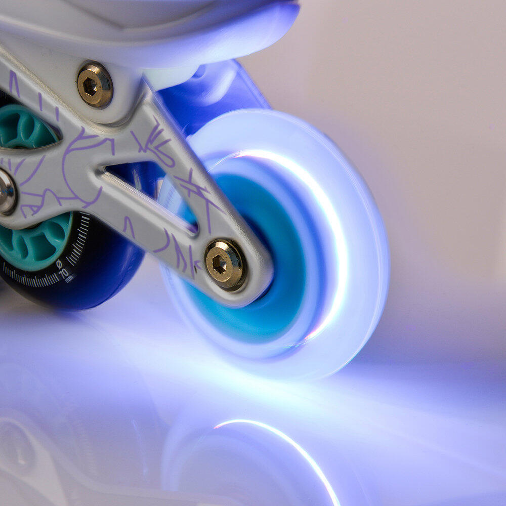 Rolki Regulowane Meteor 4w1 Blueberry LED 6/7